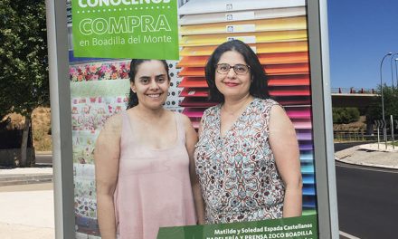 Cincuenta comercios se promocionan en los mupis municipales en la campaña «Conócenos: compra en Boadilla»