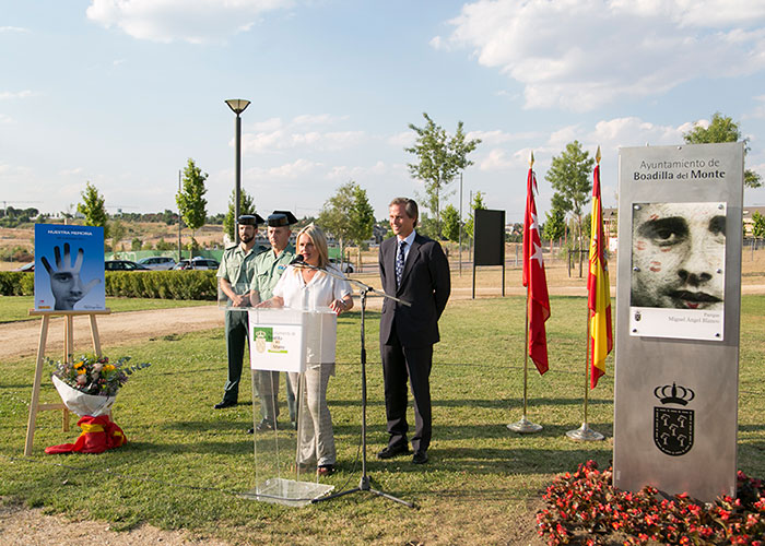 Boadilla recuerda a Miguel Ángel Blanco dando su nombre a un parque en la zona de Valenoso