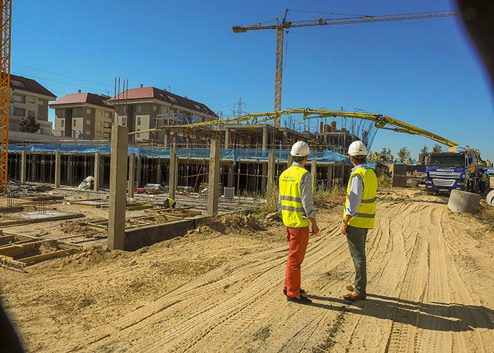 Las obras de las 95 viviendas protegidas de la EMSV en construcción finalizarán la próxima primavera