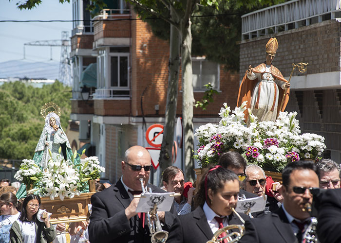 Con la misa y procesión en honor a San Gregorio concluyen las fiestas del Barrio de Húmera de Pozuelo de Alarcón