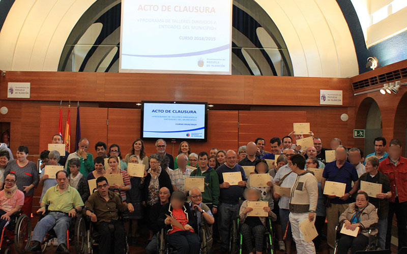 Finalizan los talleres municipales para usuarios de entidades del municipio que trabajan con personas con discapacidad