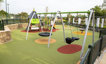Pozuelo de Alarcón estrena un nuevo parque con más de 3.500 m2, una gran área infantil y un arroyo artificial