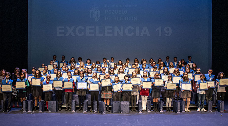 El Ayuntamiento de Pozuelo reconoce la Excelencia y Mérito académico a los mejores estudiantes de Primaria y de Secundaria