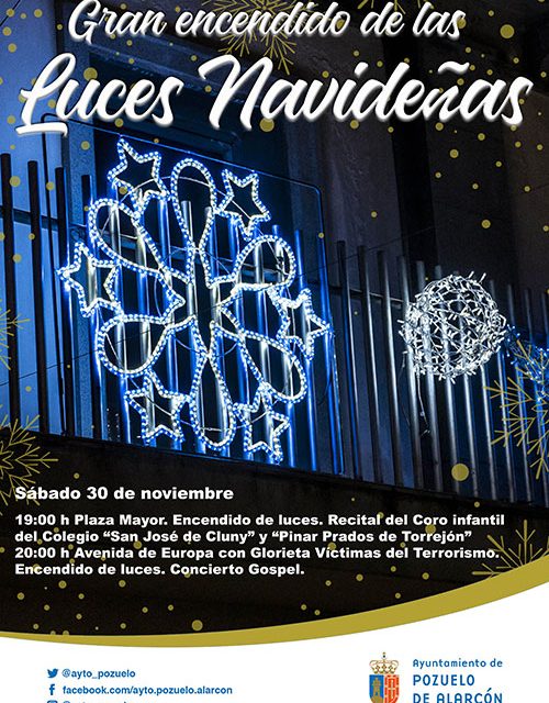 Pozuelo de Alarcón ilumina la Navidad este sábado con un doble encendido de luces en la Plaza Mayor y en Avenida de Europa