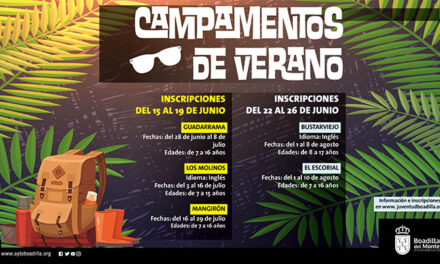 Juventud organiza campamentos de verano para niños y jóvenes de 7 a 16 años dentro de la Comunidad de Madrid