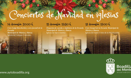 Boadilla celebra su tradicional Ciclo de Conciertos de Navidad en las iglesias del municipio