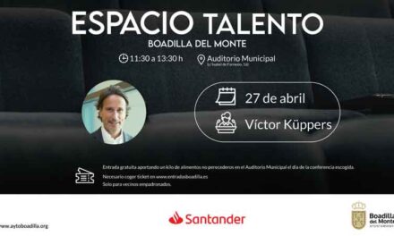Víctor Küppers participará el próximo 27 de abril en el ciclo Espacio Talento, en el Auditorio Municipal