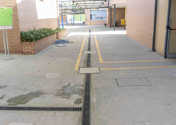 El Ayuntamiento realiza obras de mejora en el CEIP Federico García Lorca