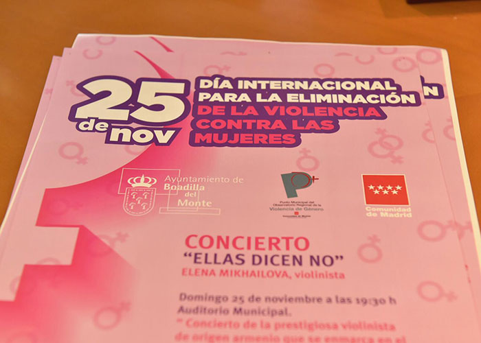 Boadilla celebrará el Día contra la Violencia de Género con actividades culturales protagonizadas por mujeres