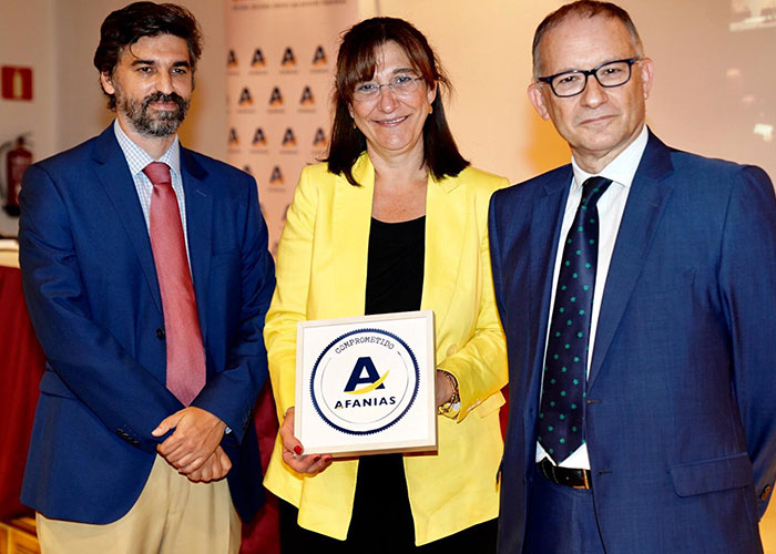 El Ayuntamiento distinguido con el Sello “Afanias Comprometido” por su atención a las personas con discapacidad intelectual