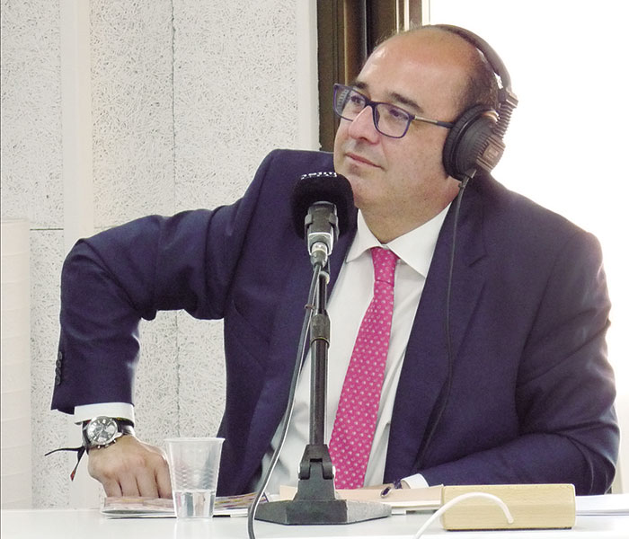Isaac Palomares, director del programa ‘Cruce de Caminos’ en Radio Inter