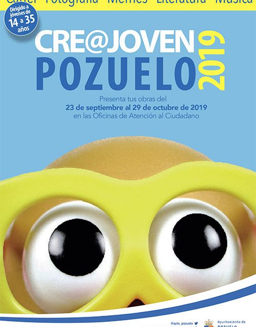 Últimos días para presentar las obras al Certamen Cre@ Joven Pozuelo que organiza el Ayuntamiento para fomentar el talento artístico y creativo
