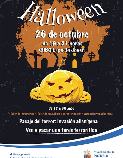 El Ayuntamiento de Pozuelo organiza una semana especial de Halloween en el CUBO Espacio Joven