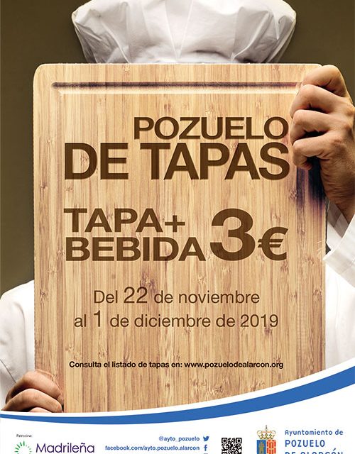 Más de medio centenar de restaurantes y bares de la ciudad participan en la nueva edición de Pozuelo de Tapas