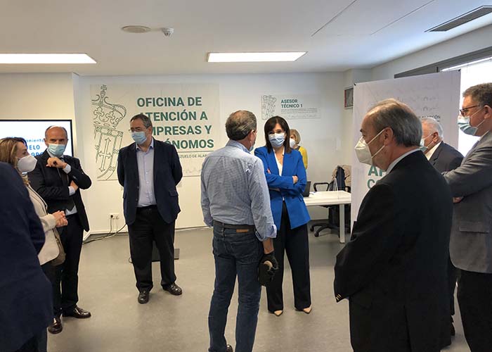 Inaugurada la nueva Oficina de Atención a la Empresas y Autónomos afectados por la crisis del Covid-19 en Pozuelo
