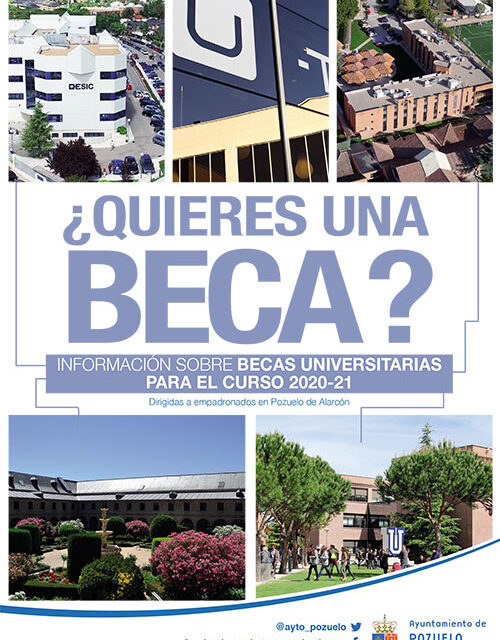El Ayuntamiento colabora con varias universidades de la región para ofrecer becas de estudio a alumnos de Pozuelo