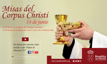 Las dos misas del Corpus Christi se transmitirán en directo por las redes sociales municipales y el canal Déjate de Historias TV