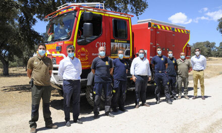 El retén de bomberos forestales de la Comunidad de Madrid ya está instalado en Boadilla
