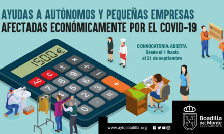 Boadilla publica una convocatoria de ayudas para pequeñas empresas y autónomos afectados económicamente por el COVID-19