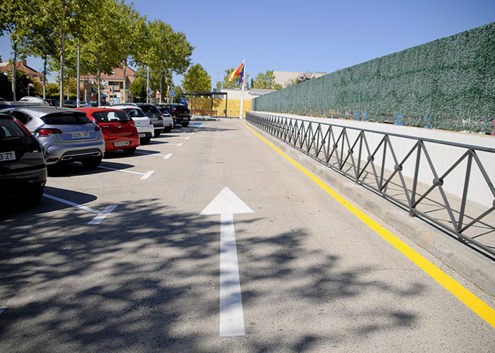 Finalizan las obras del aparcamiento del CEIP Teresa Berganza
