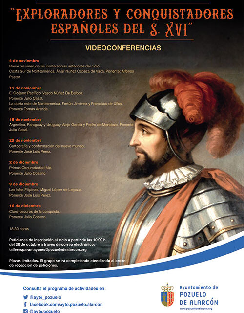 Arranca el ciclo de conferencias “Grandes Personajes de la Historia” que se realizará por videoconferencia