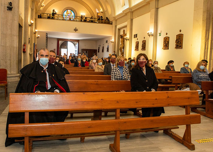La alcaldesa acompañó a La Lira de Pozuelo en la misa en honor a Santa Cecilia, patrona de los músicos
