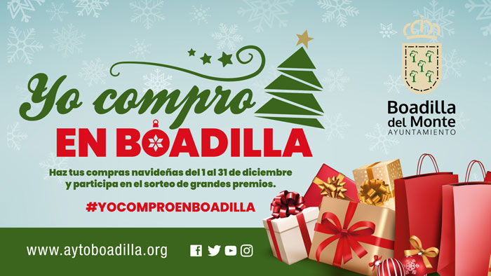 Boadilla inicia campañas navideñas para incentivar el consumo en comercios y restaurantes locales