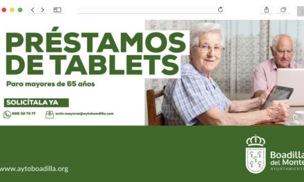 El Ayuntamiento de Boadilla pone en marcha un servicio de préstamo de tablets para mayores de 65 años