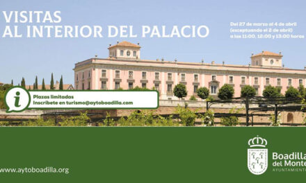 Las visitas guiadas al interior del Palacio continuarán durante la Semana Santa, excepto el viernes 2 de abril