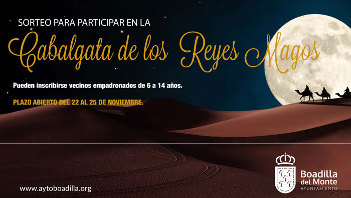 Abierto el plazo de inscripción para participar en la Cabalgata de Reyes