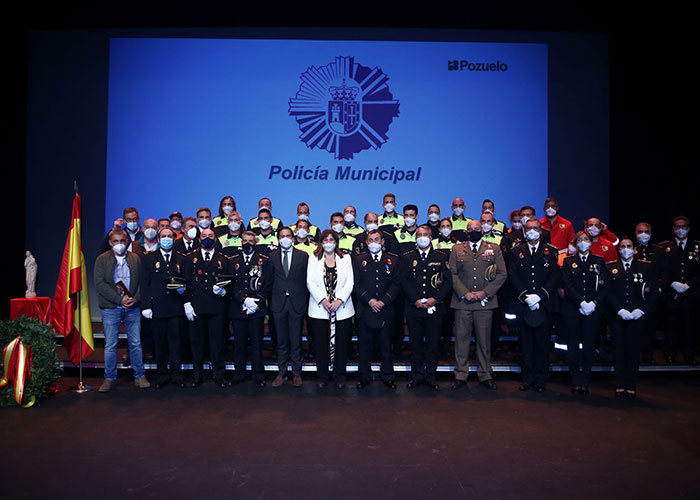 La Policía Municipal de Pozuelo de Alarcón celebró la festividad de su patrona, Nuestra Señora del Remedio