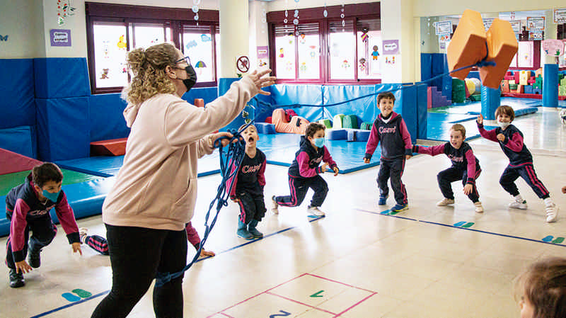 Psicomotricidad e inglés van unidos en Casvi Boadilla