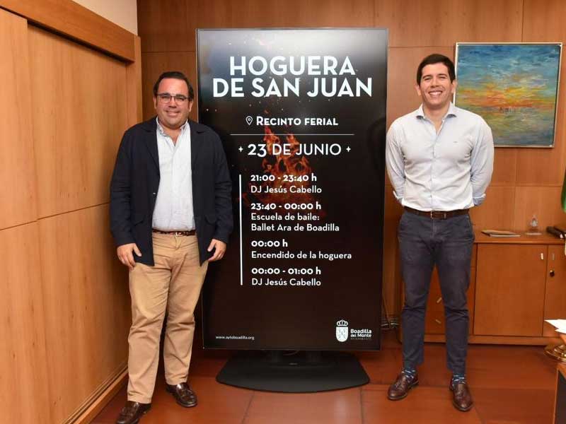 Boadilla celebra el próximo jueves la tradicional Hoguera de San Juan