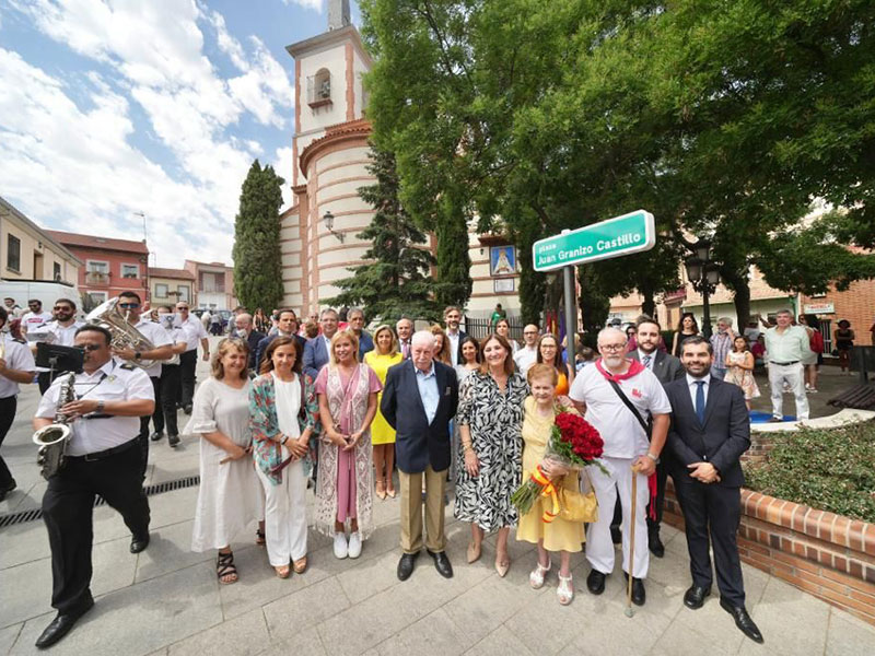 Pozuelo de Alarcón dedica una plaza a Juan Granizo Castillo, presidente de la Congregación de Nuestra Señora de la Consolación