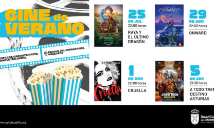 Cine de Verano al aire libre gratuito, en el Parque Mirador del Nacedero