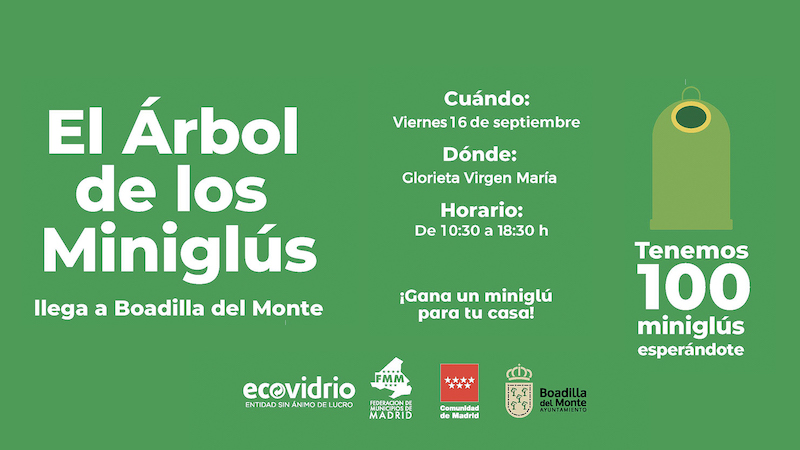 Ecovidrio instalará un Árbol de Miniglús en la glorieta Virgen María para fomentar el reciclaje de vidrio