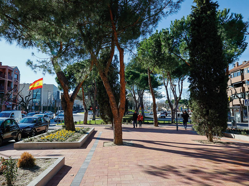 <strong>Las obras de mejora de la mediana de la Avenida de Europa avanzan a buen ritmo</strong>