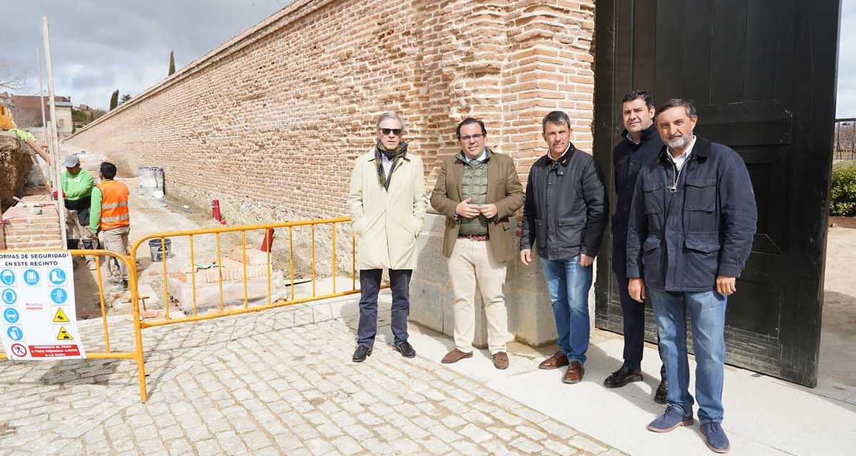 El Ayuntamiento de Boadilla construye una rampa para facilitar la accesibilidad a las Huertas del Palacio