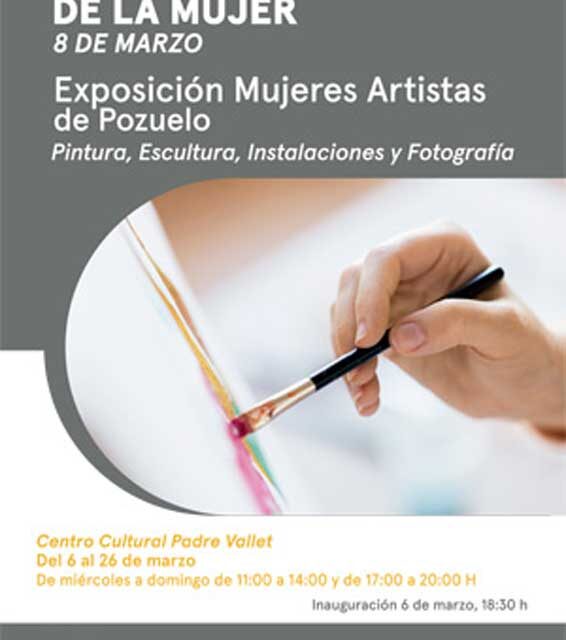 <strong>El Ayuntamiento organiza una exposición de mujeres artistas de Pozuelo por el Día Internacional de la Mujer</strong>