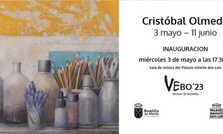 La exposición VEBO’23 muestra en el Palacio la obra del pintor Cristóbal Olmedo, vecino de Boadilla