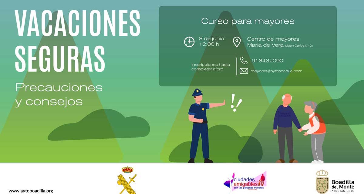 «Vacaciones seguras», nuevo curso para mayores impartido por la Guardia Civil