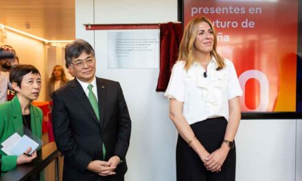 Paloma Tejero participó en la inauguración de las nuevas oficinas de Fujitsu en Pozuelo