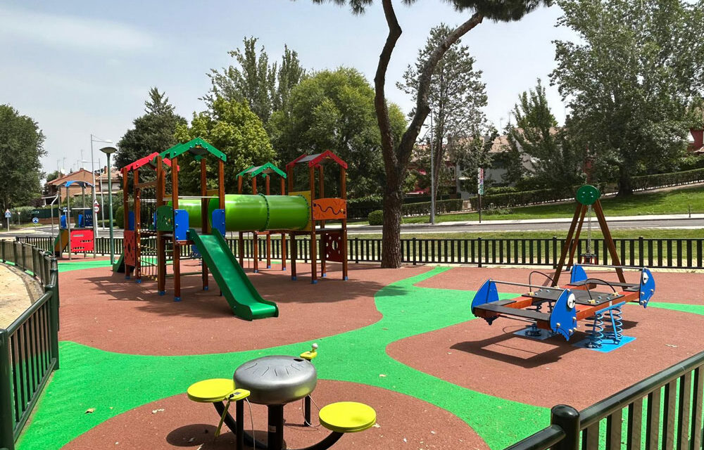 El Ayuntamiento de Pozuelo renueva nueve áreas infantiles de las que ya pueden disfrutar los más pequeños