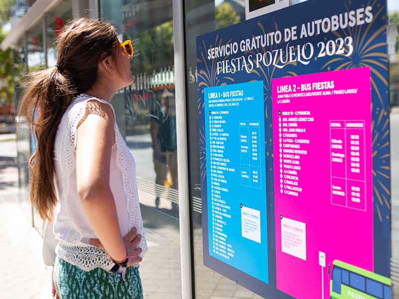 El Ayuntamiento facilita la vuelta a casa de los jóvenes en las fiestas con dos líneas de buses gratuitos que llegarán a todas las urbanizaciones