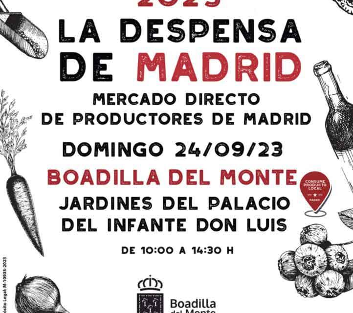 La Despensa de Madrid regresa a Boadilla el próximo domingo 24 de septiembre