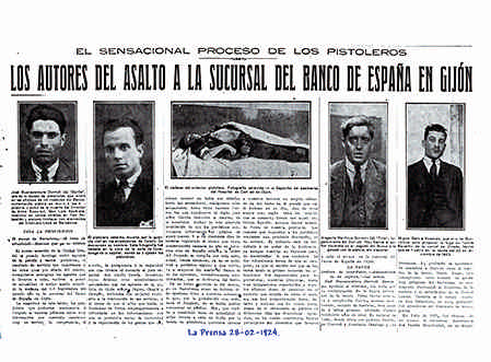 Hace 100 años (Septiembre 1923): Atraco en el Banco de España