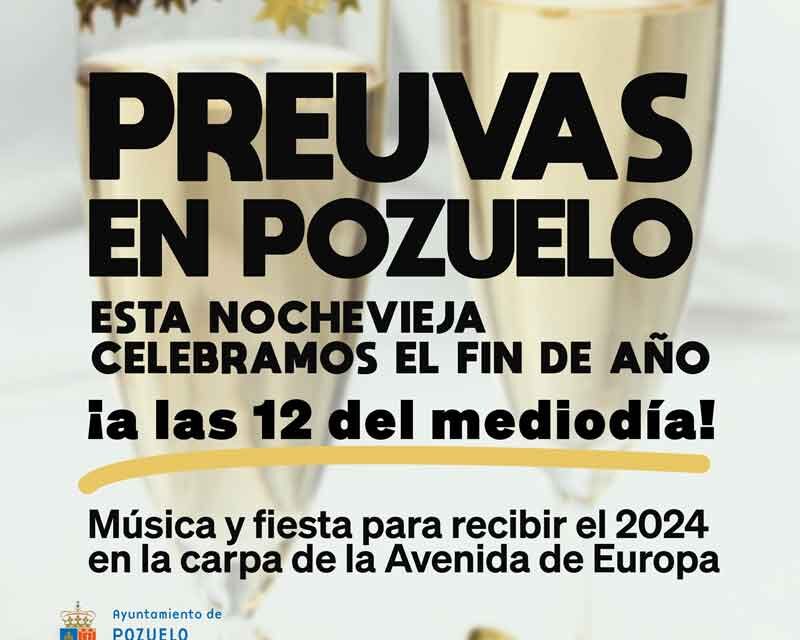 El Ayuntamiento celebrará por primera vez las Preúvas en la mañana del día 31 para despedir el año en Pozuelo de Alarcón