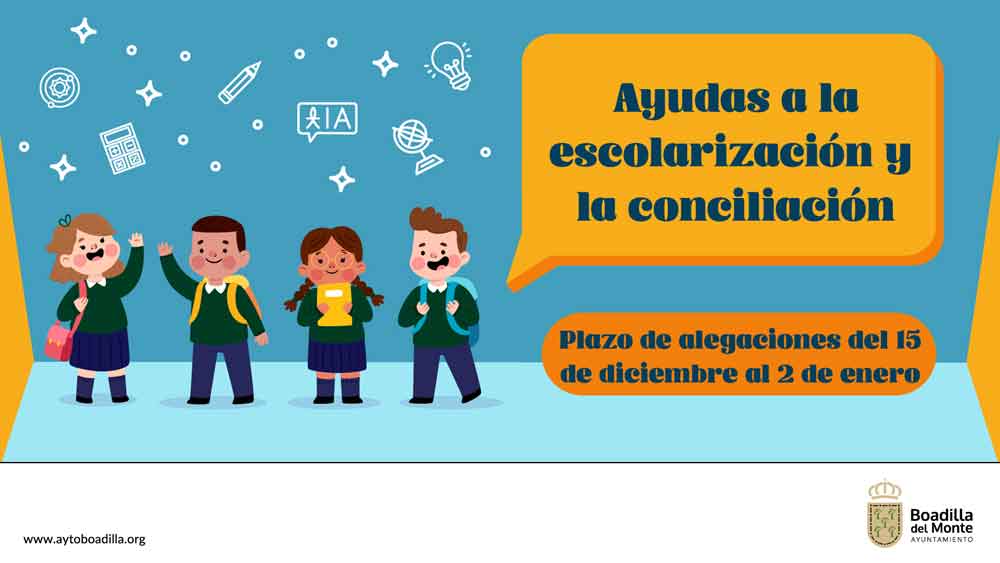 Publicado el listado provisional de las ayudas de escolarización y conciliación concedidas