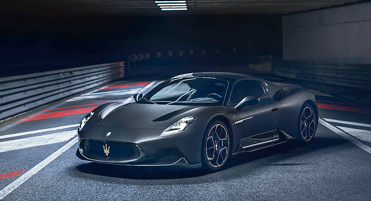 Maserati presenta el MC20 Notte, una feroz criatura nocturna
