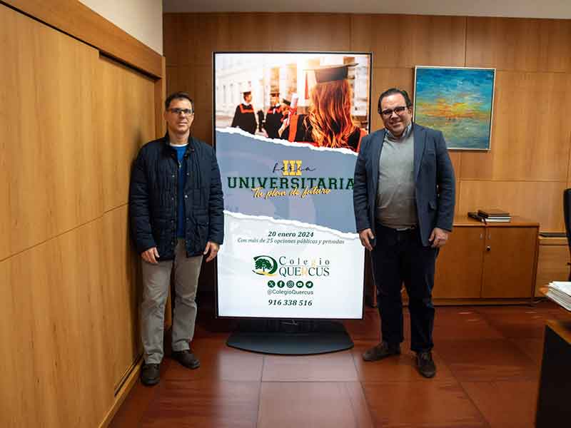 El colegio Quercus presenta en su III Feria Universitaria distintas opciones para realizar los estudios superiores